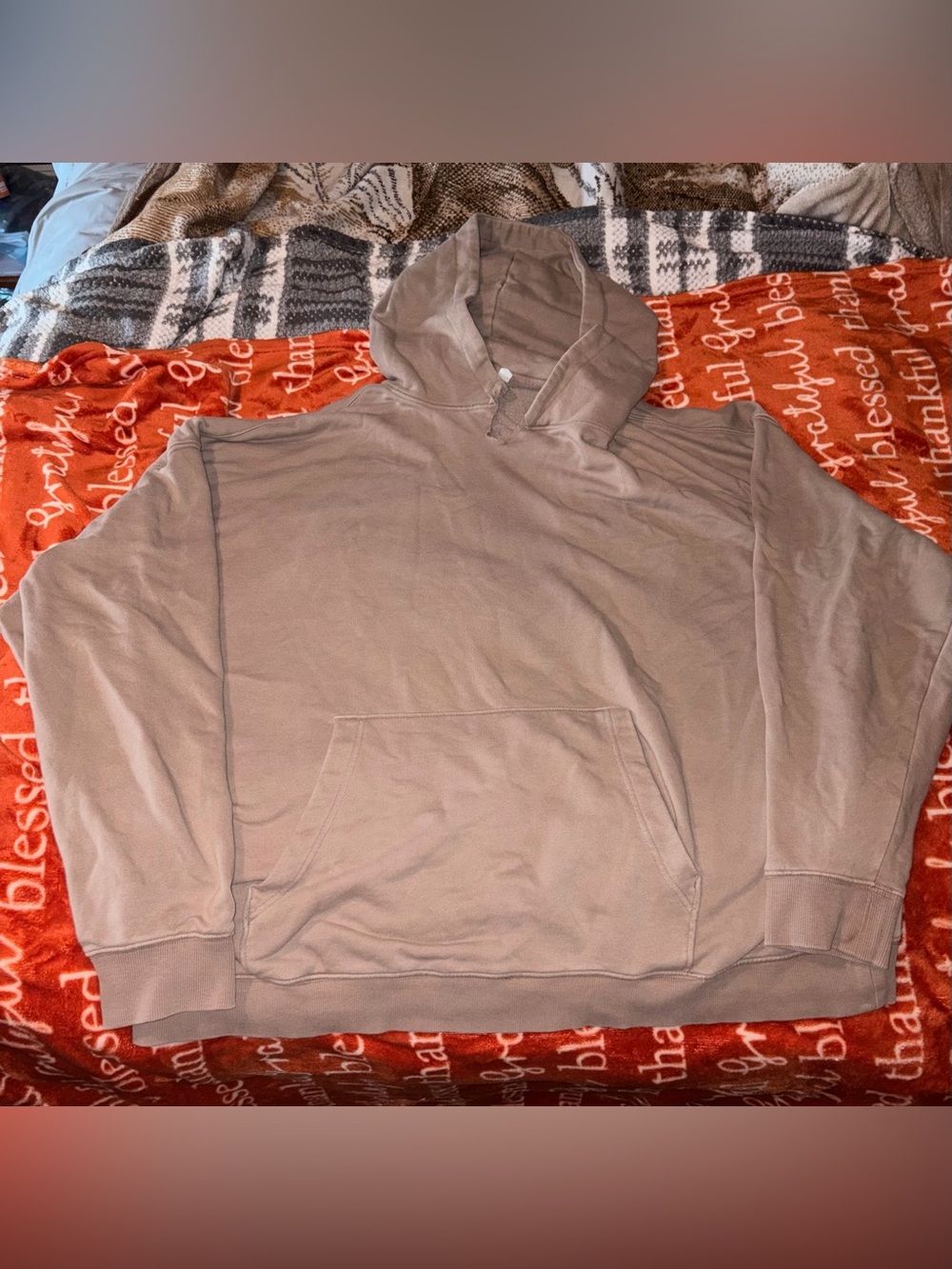 Brown hoodie